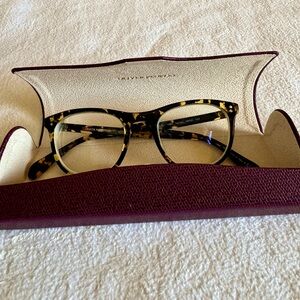 Oliver Peoples Eyeglasses Florenz Whiskey Tortoise Panto Frame Italy